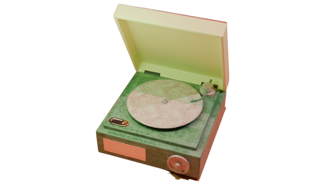 vintage record player