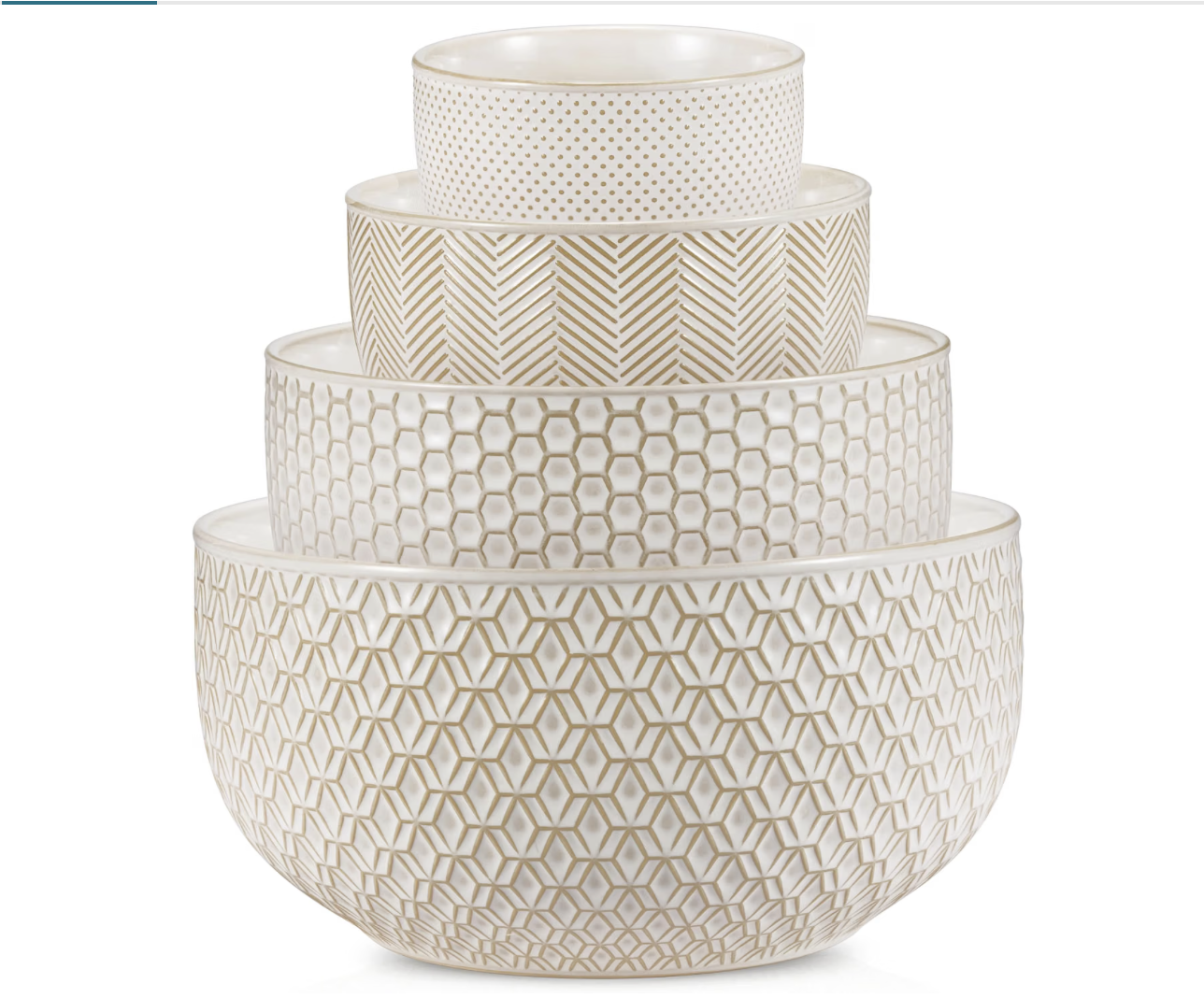 Kook Ceramic narbonne Nesting mixing bowls  
