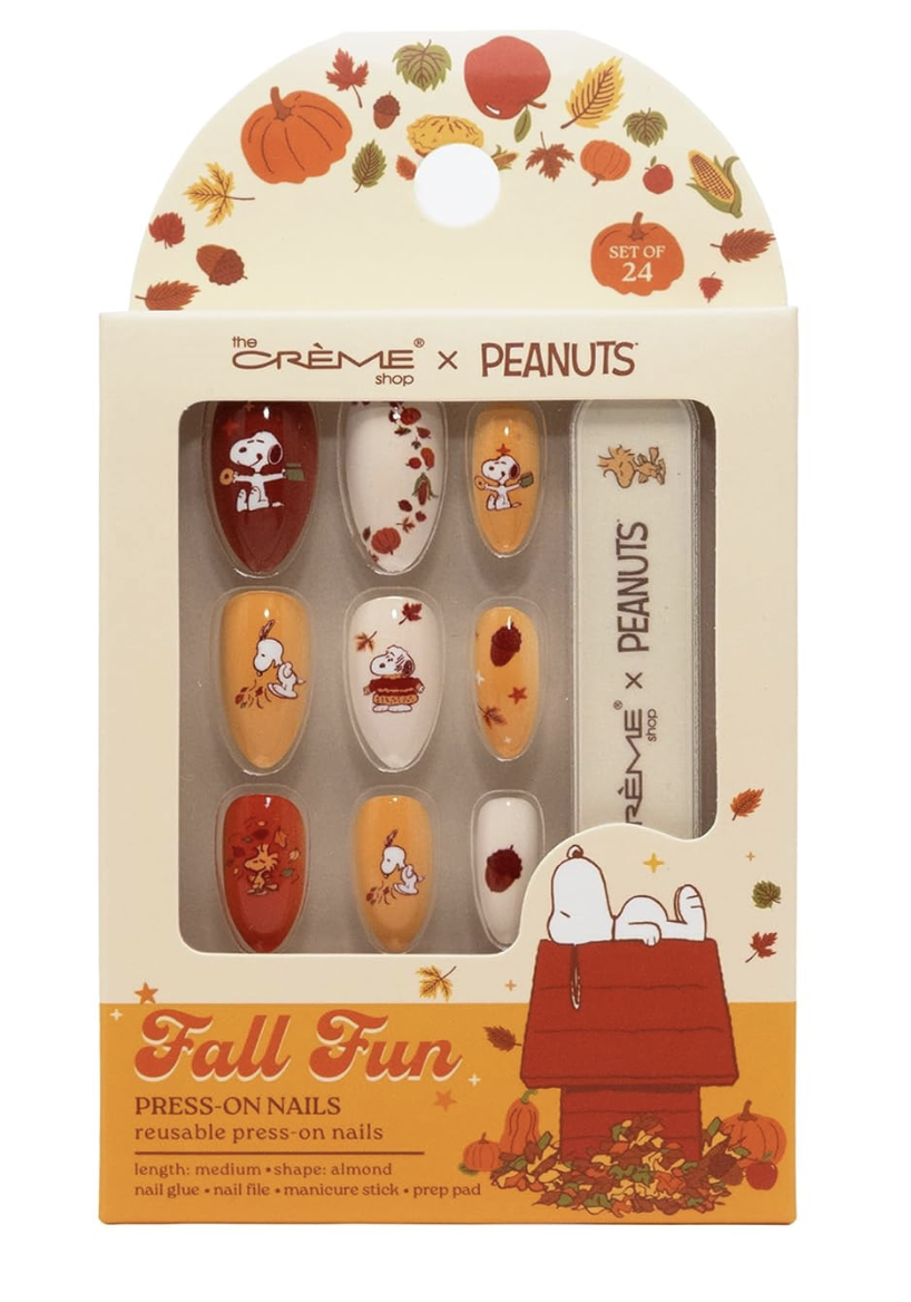 The Creme Shop x Peanuts Fall Press On Nails