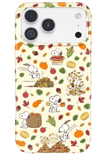 Velvet Caviar Fall Theme Snoopy iPhone Case
