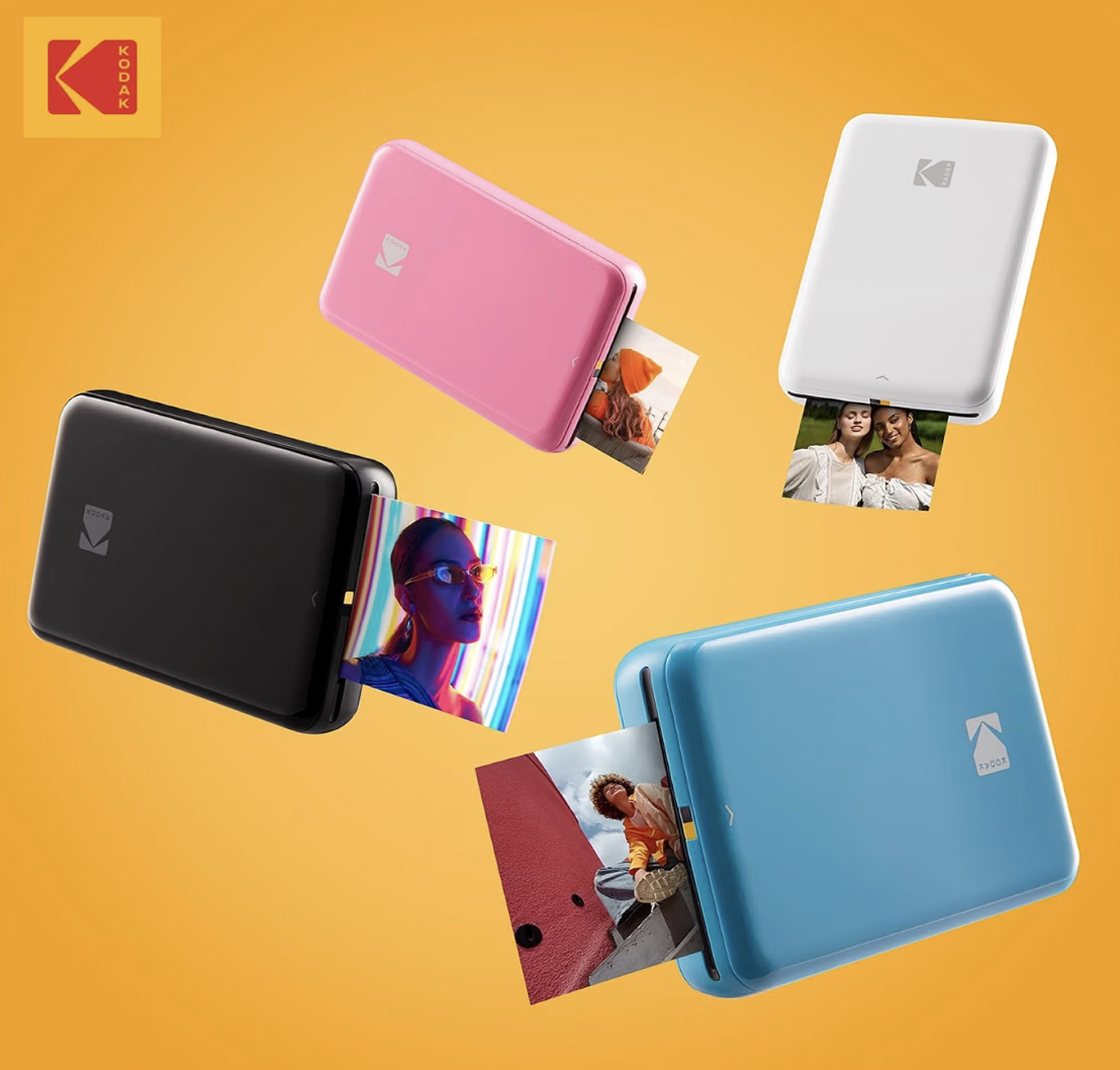 KODAK Step Instant Smartphone Photo Printer in White