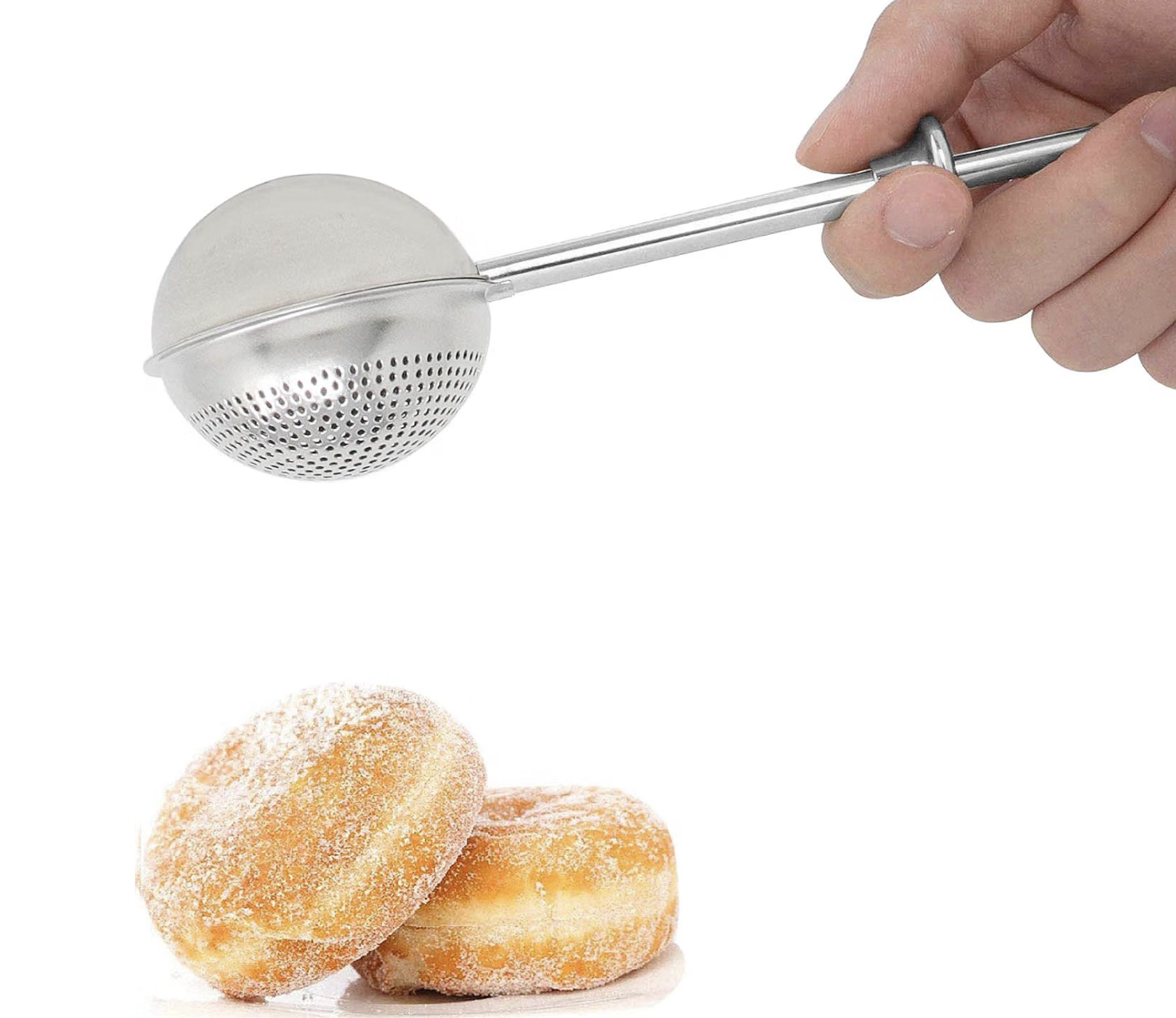 HULISEN 304 Stainless Steel Flour Duster Wand